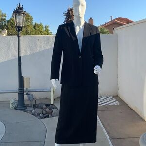 Liz Claiborne Classic Black Skirt Set